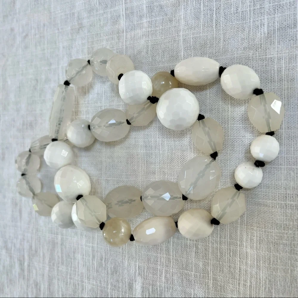 Resin beaded necklace from Banana Republic